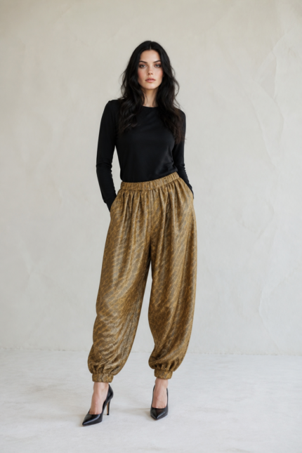 Pantalone šalvare svilene